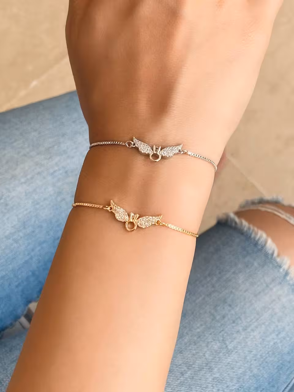 دستبند مدل بال فرشته، برند ysx