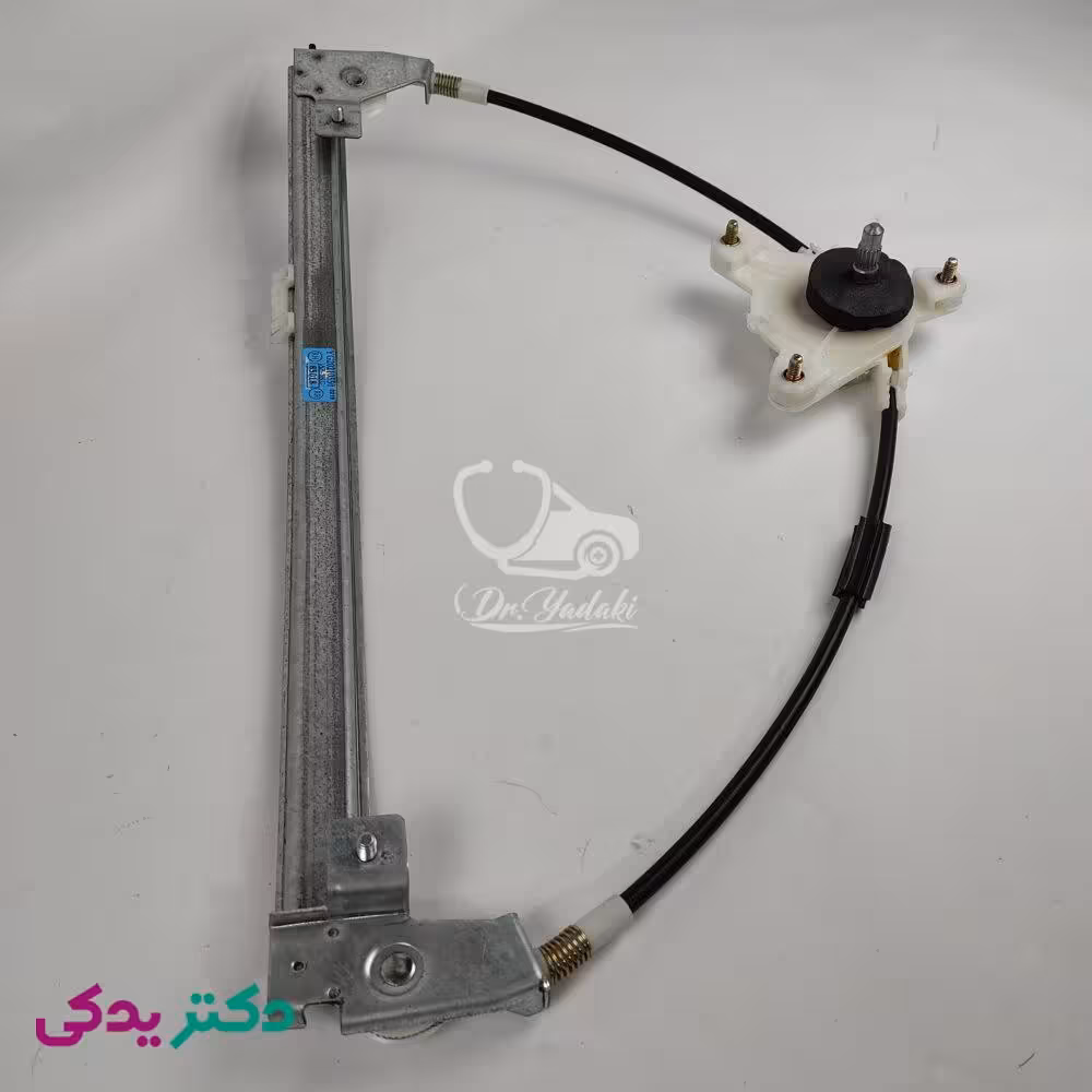 شیشه بالابر پژو 405 دستی درب عقب راست (سمت شاگرد) شرکتی ایساکو اصل 2170400399
