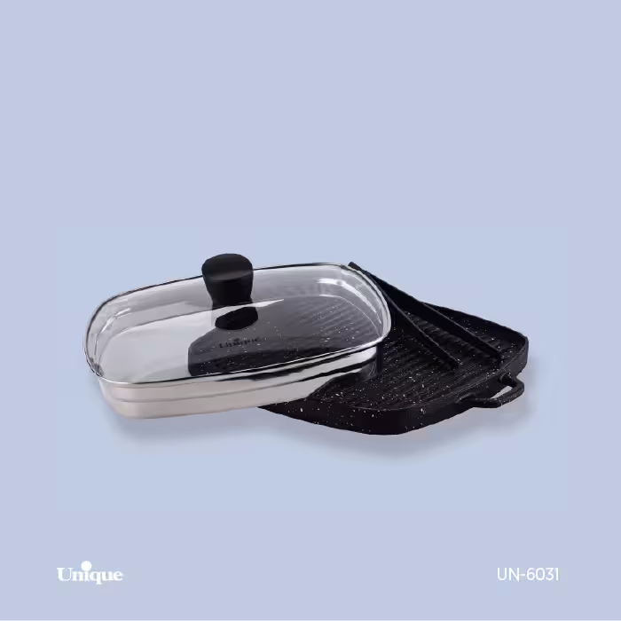 ارسال فوری  گریل مربع 28 دربدار با انبر یونیک کد محصول: UN-6031