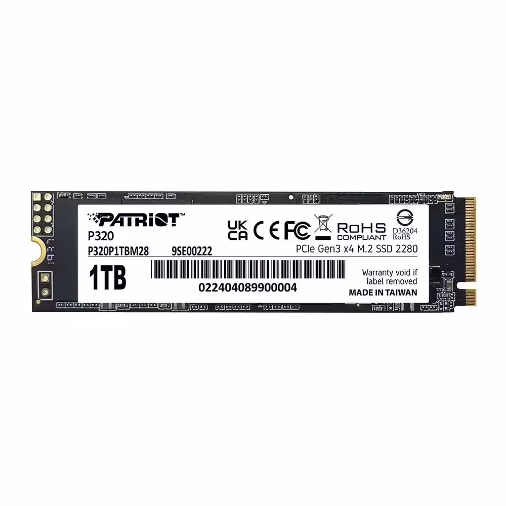 حافظه SSD M.2 پاتریوت مدل P320 – ظرفیت 1 ترابایت