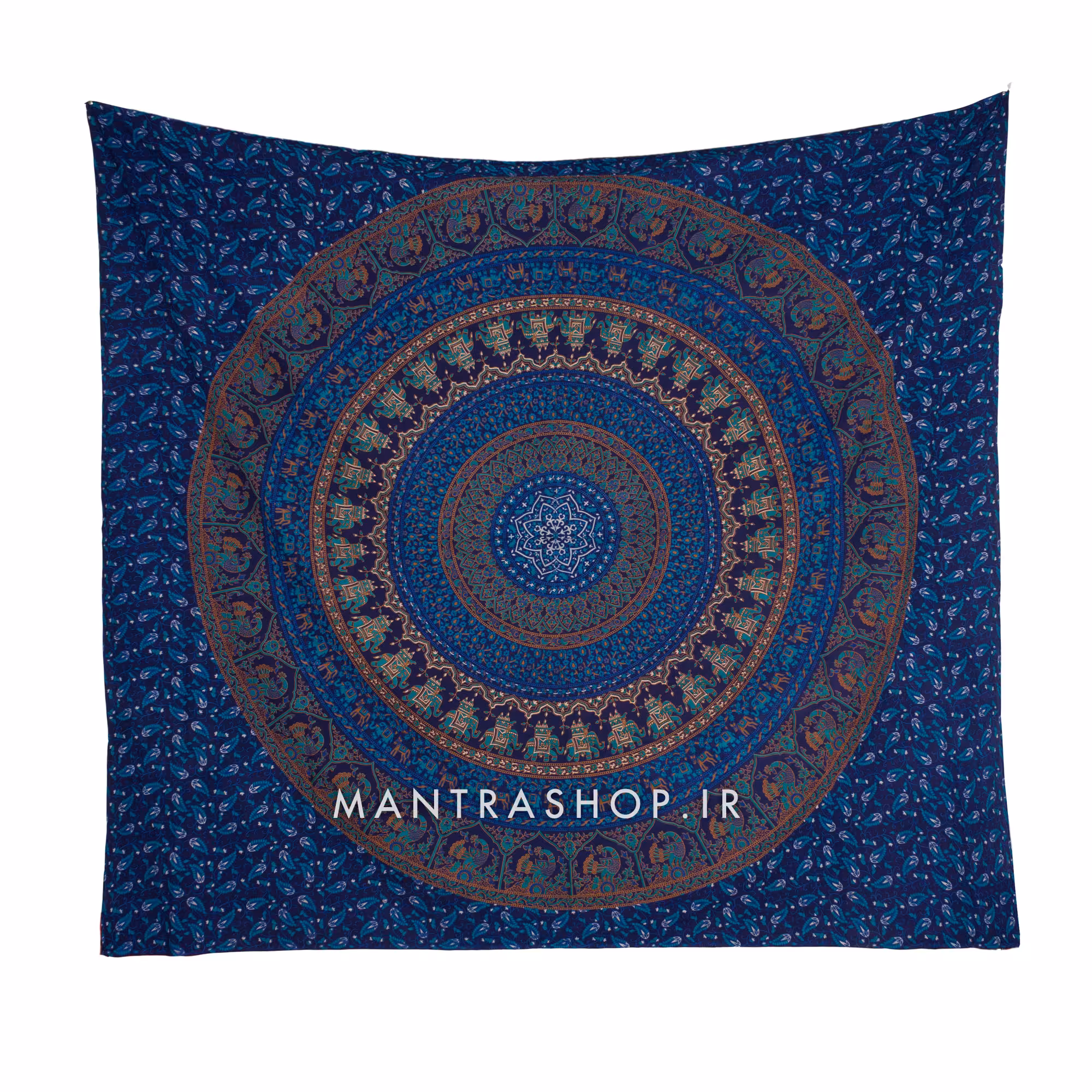 بکدراپ تپستری هندی طرح ماندالا (روتختی دو نفره) کد 135