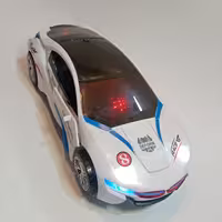 ربات تبدیل شونده به ماشین بزرگ موزیکال پلیس و مسابقه ای و زرد