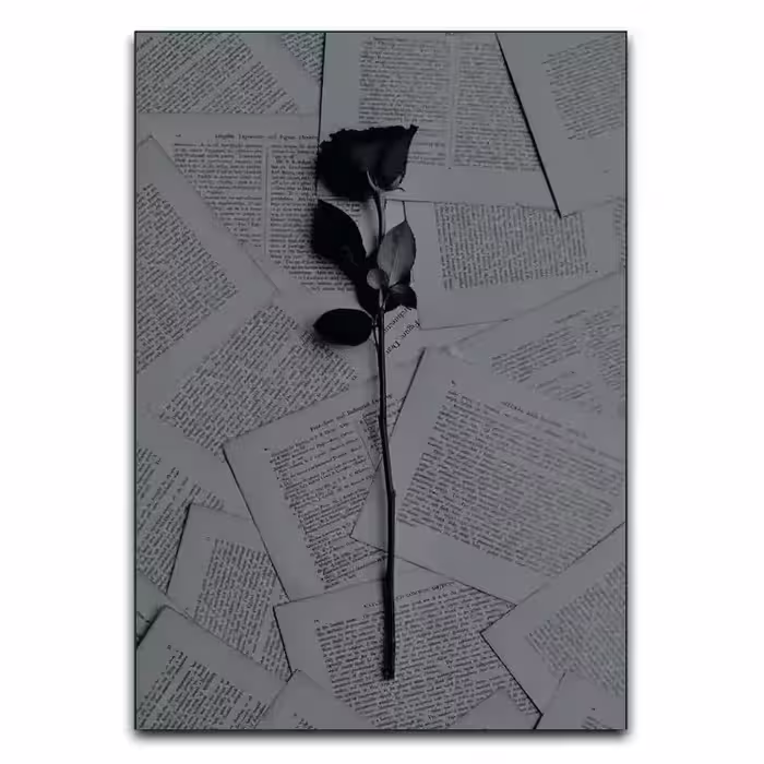 تابلو شاخه گل رز