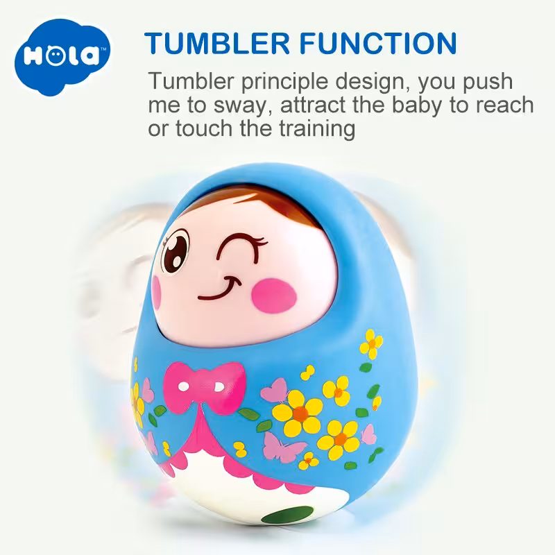 اسباب بازی جغجغه تعادلی هولا هالی تویز Huile Toys