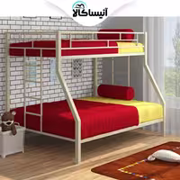 تخت خواب فلزی دو طبقه آنیسا مدل S140