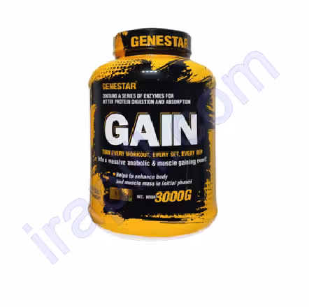 پودر گین افزایش وزن ژن استار 3000 گرم