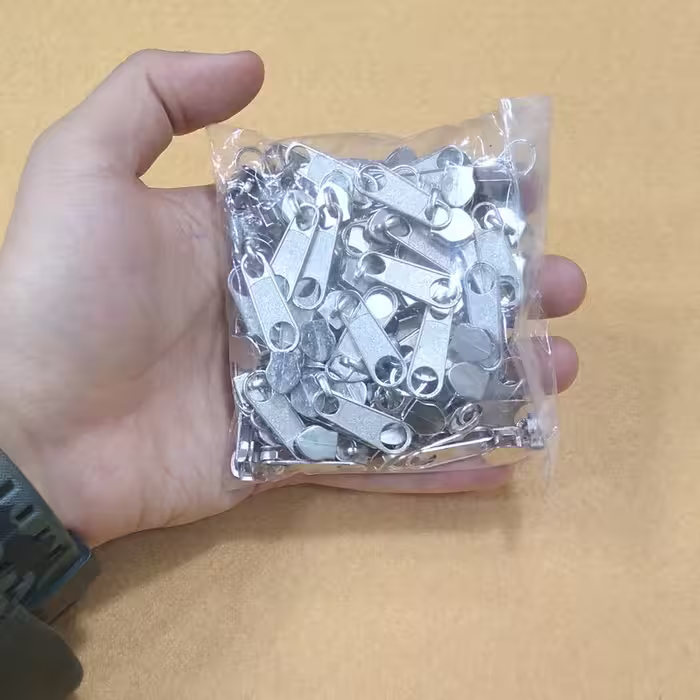 سرزیپ فلزی استیل 100 عددی شماره 5 (خرازی و خیاطی)