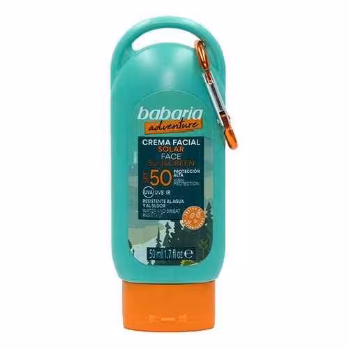 مشخصات، خرید و قیمت کرم ضد آفتاب صورت باباریا مدل Adventure حاوی SPF 50 حجم 50 میل ⭐️ ویان مارکت