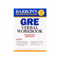 کتاب Barrons GRE Verbal Workbook second Edition برای آزمون Gre