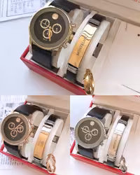 ست ساعت و دستبند انگشتر مردانه 265320390