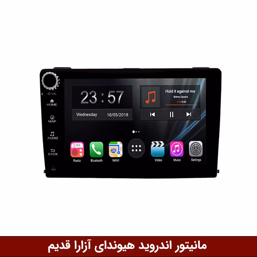 مانیتور اندروید هیوندای آزارا قدیم 2006-2008 برند وینکا مدل LY865 سری S170 *ولومدار*