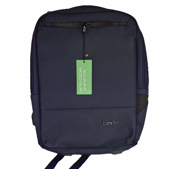 کیف لپ تاپ کوله پشتی وارداتی مدل benetton B065 سایز 15.6