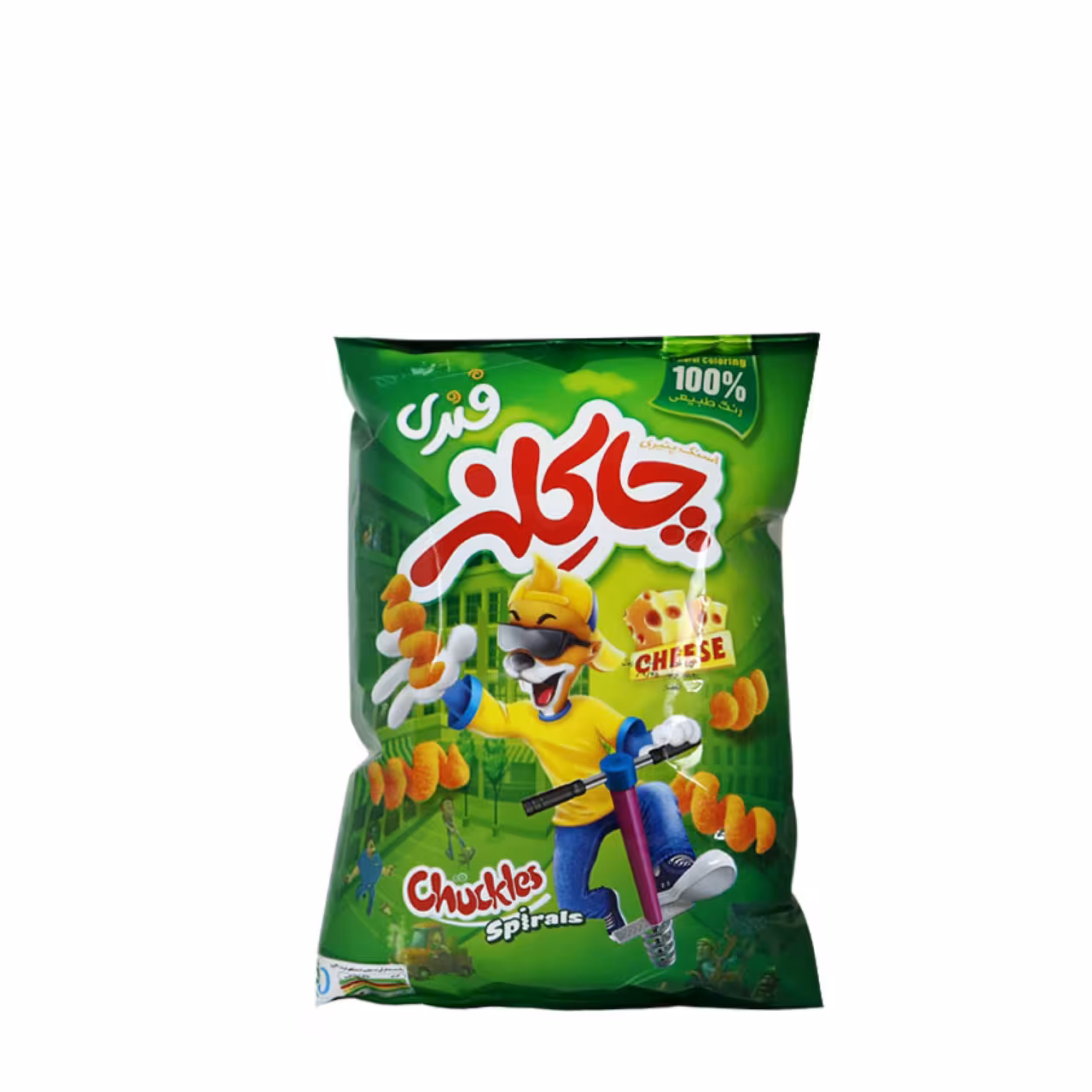 اسنک فنری پنیری چاکلز 45 گرمی