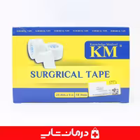 خرید چسب کاغذی 2/5 سانت km کیفیت بیمارستانی چسب پزشکی کاغذی
