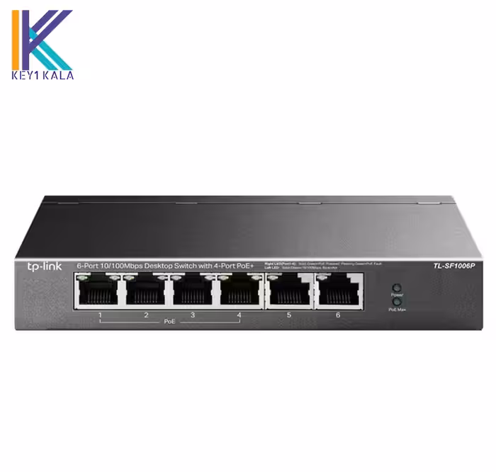 TP-Link TL-SF1006P | Switch | 6x RJ45 100Mb/s, 4x PoE, 67W