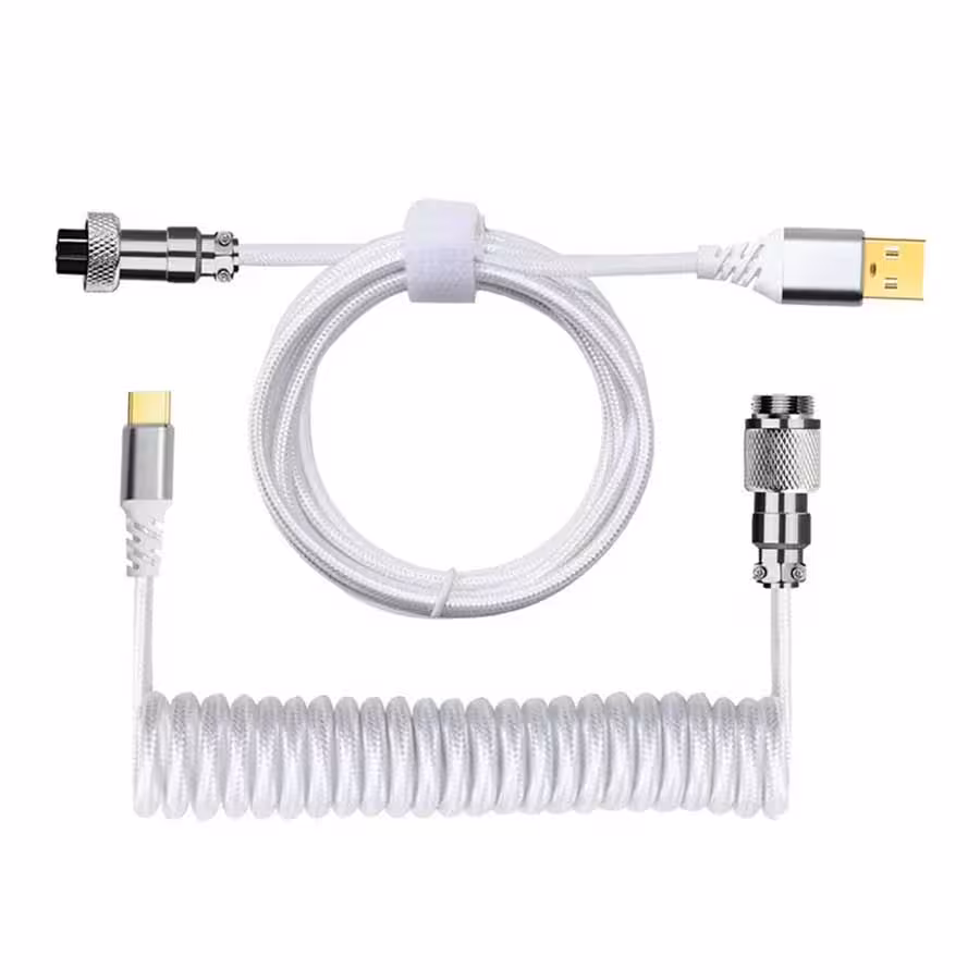 قیمت و خرید کابل کیبورد 1.6 متر USB-C ردراگون مدل A115 White | یاس ارتباط