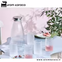 ست لیوان و پارچ 7 پارچه کاراجا Como نقره ای