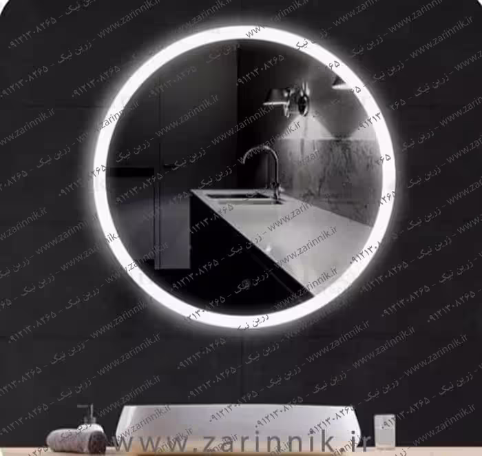 آینه دستشویی مدرن زرین نیک مدل AD065