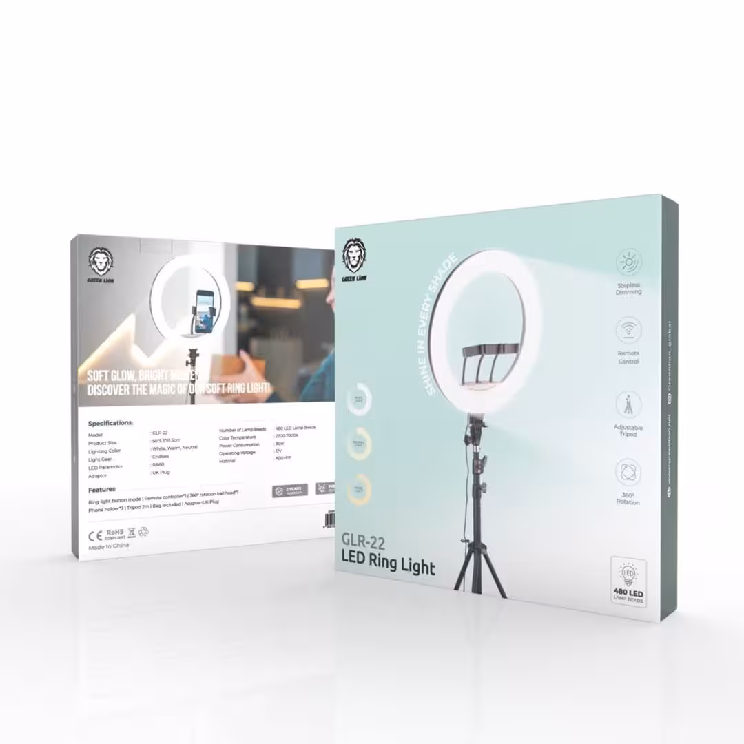 رینگ لایت 22 اینچ گرین Green GLR-22 LED ring light