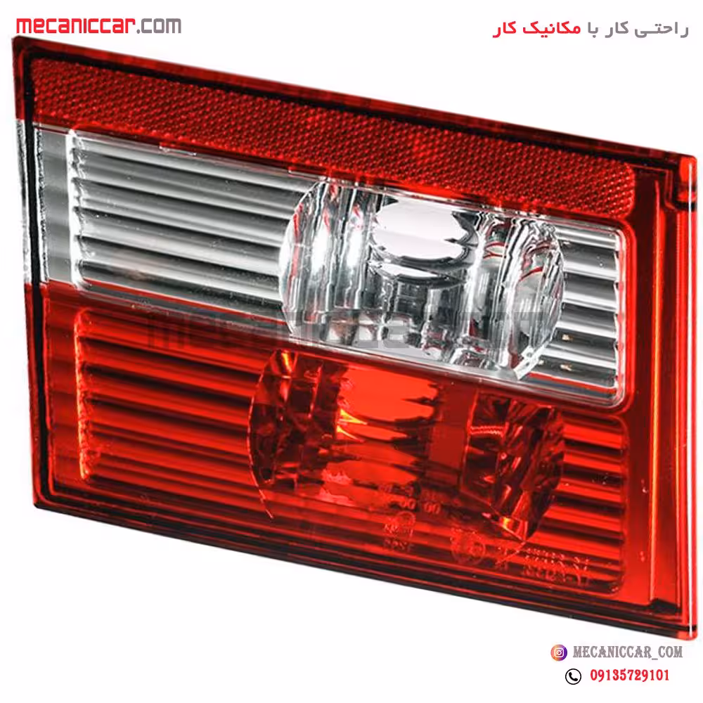 چراغ خطر روی صندوق چپ سمند LX
