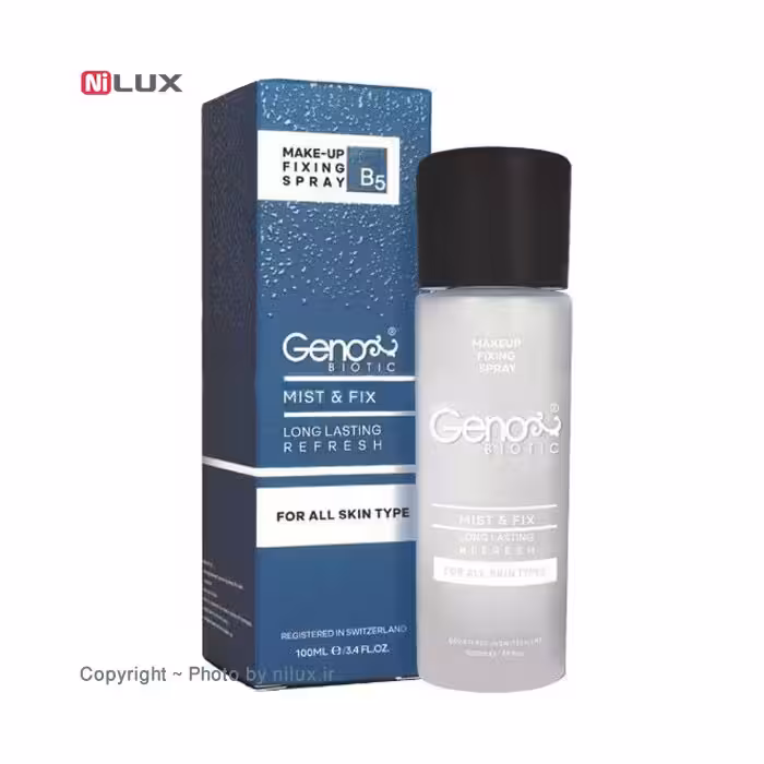 اسپری تثبیت کننده آرایش ژنوبایوتیک مدل MIST & FIX حجم 100 میلی لیتر