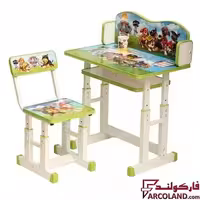 ست میز تحریر و صندلی پیچی طرح سگهای نگهبان کد 3