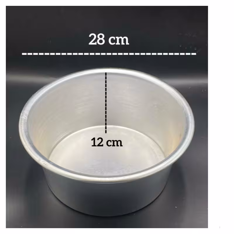 قالب آلومینیوم کیک پز ساده بلند عرفان