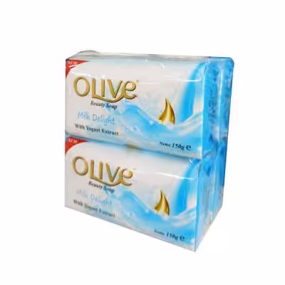 صابون OLIVE با عصاره شیر Milk بسته 4 عددی