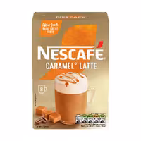 قهوه فوری نسکافه طعم لاته کاراملی بسته 8 عددی