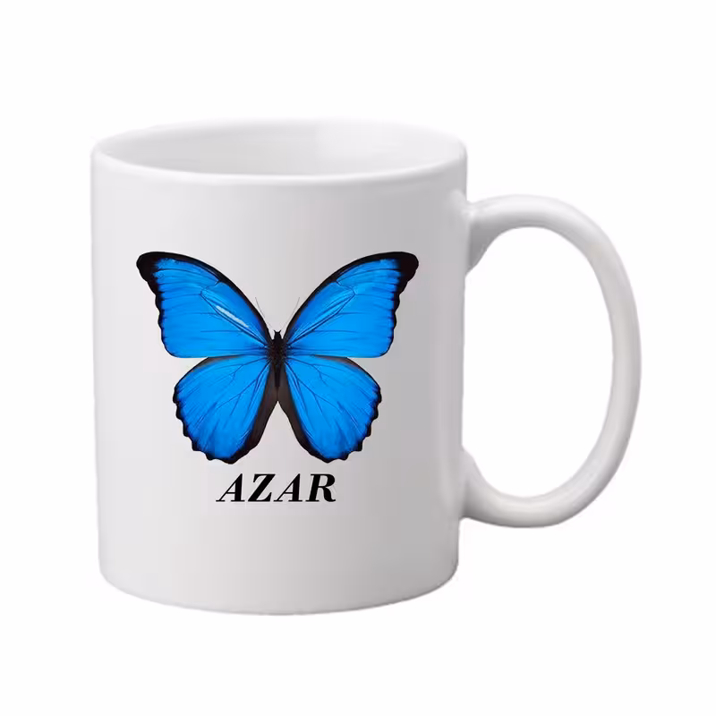 ماگ طرح اسم آذر کد 264