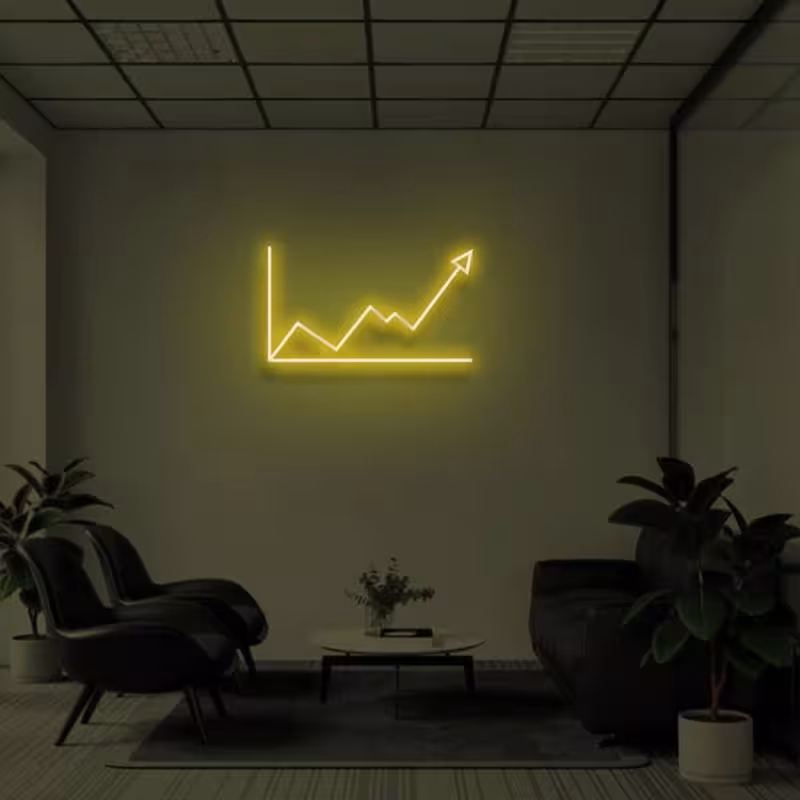 تابلو نئون ترید کد TRADE001