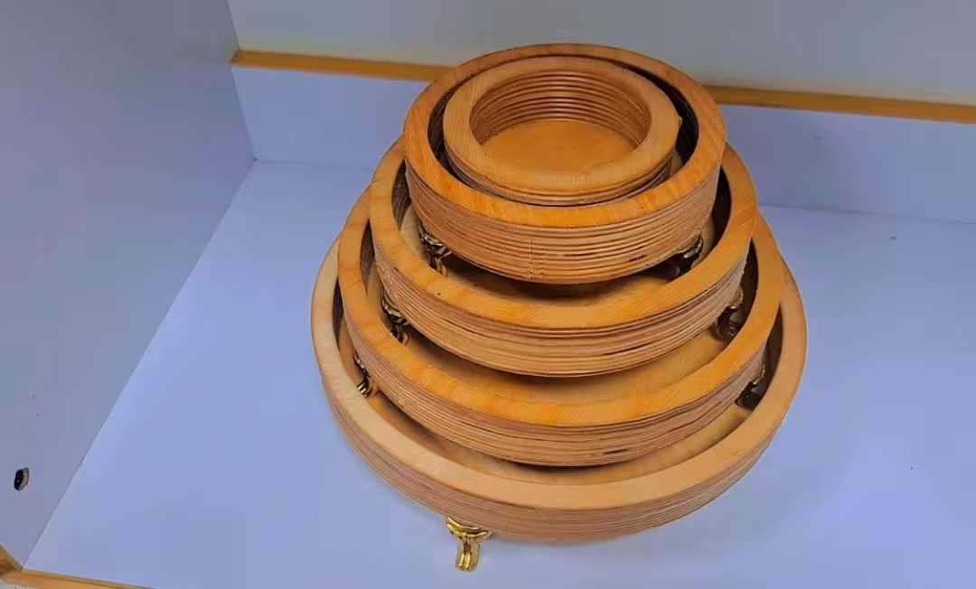 مزه خوری 5 تیکه گرد پایه دار