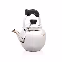 کتری لوله دار قیطاسی 3.5 لیتری 40007 براق کف چدن