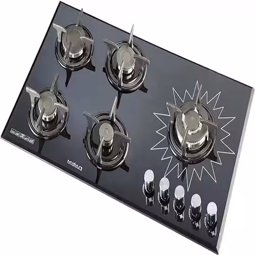 اجاق گاز شیشه ای میلان مدل G65