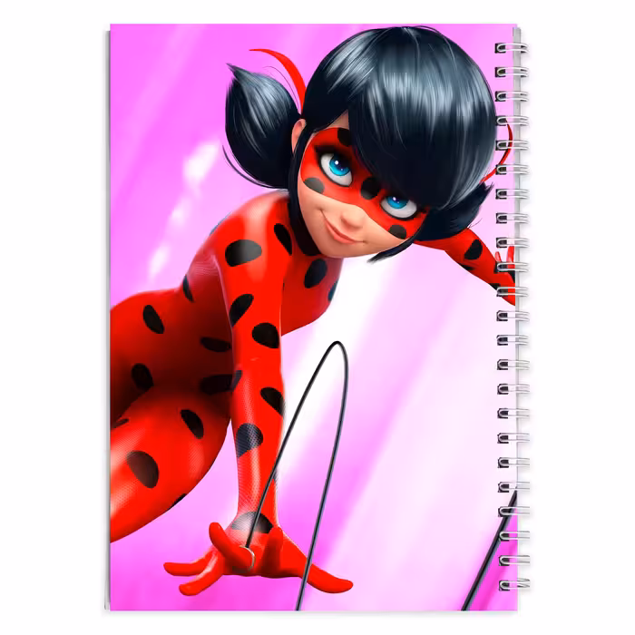 دفتر مشق کارتون دختر کفشدوزکی