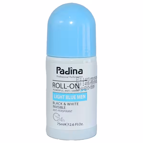 مام رول ضدتعریق مردانه پادینا مدل Light Blue Men حجم 75 میلی لیتر