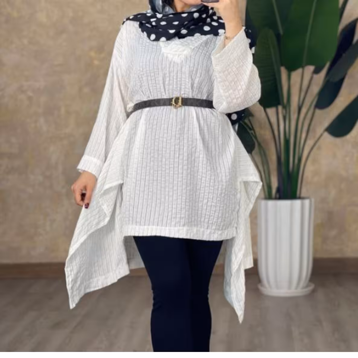 تونیک یقه هفت تونیک مانتویی تونیک بلند زنانه
