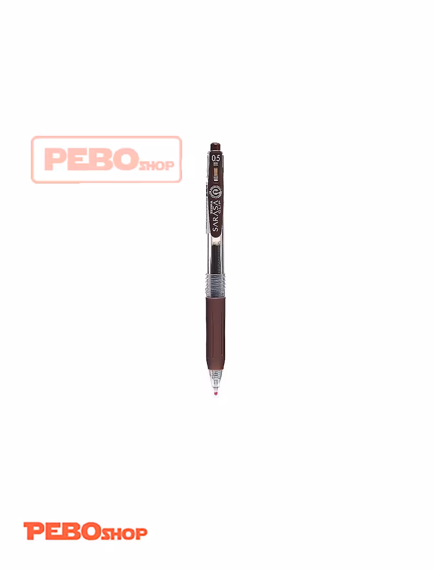 روان نویس زبرا مدل sarasa قهوه ای