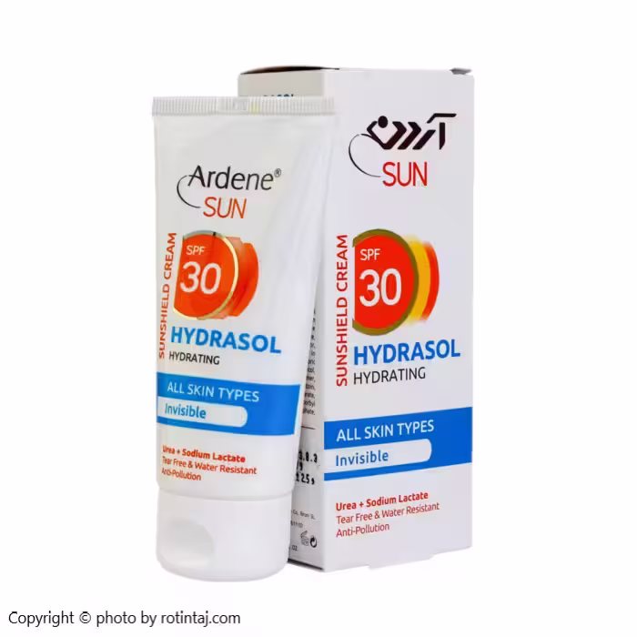 ضد آفتاب بی رنگ SPF30 هیدراسول آردن