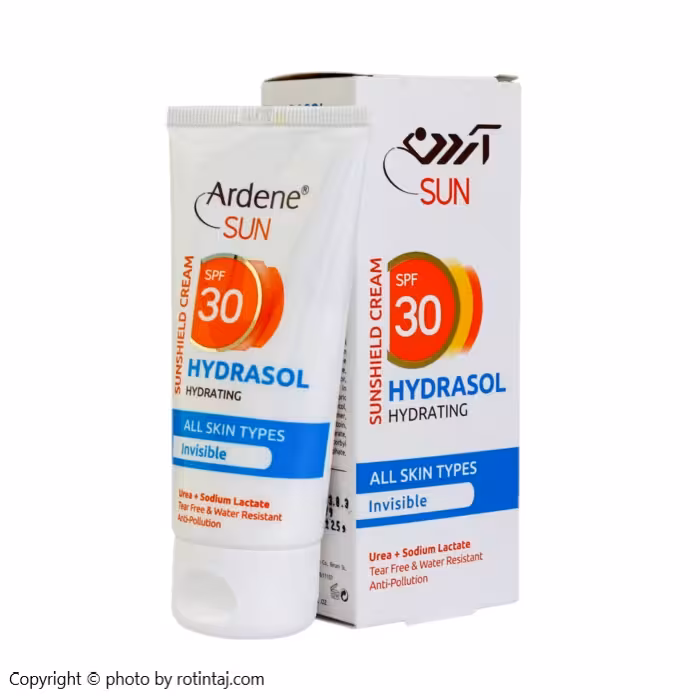 ضد آفتاب بی رنگ SPF30 هیدراسول آردن