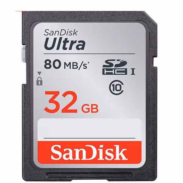 کارت حافظه SDHC سن دیسک مدل سرعت 80MBps ظرفیت 32 گیگابایت - فروشگاه اینترنتی پروتاچ