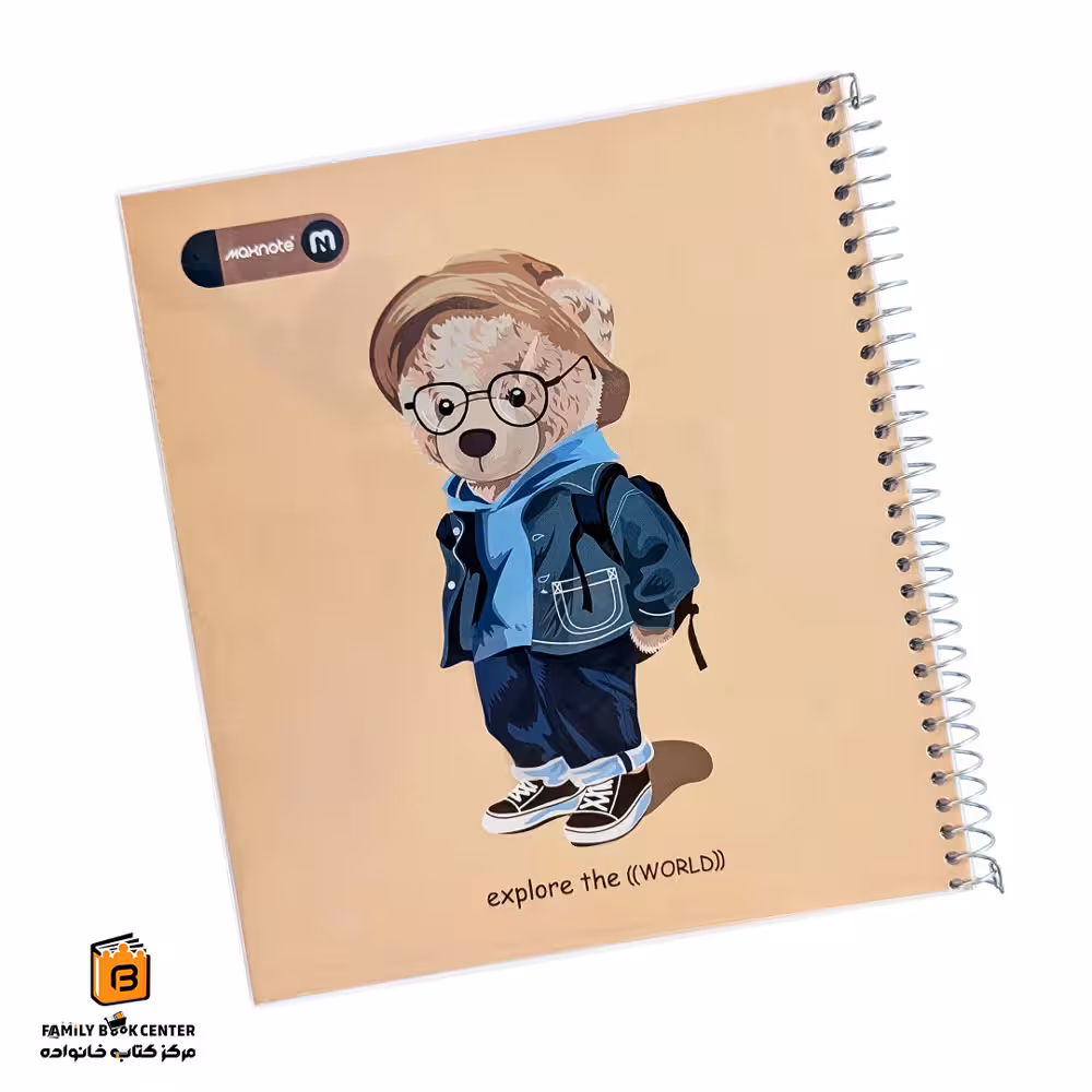 دفتر خط دار 60 برگ خرسی مکث نوت (Maxnote)
