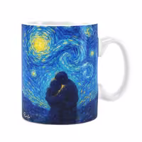 ماگ راویتا طرح عاشقانه ونگوک Van Gogh Love کد 3814