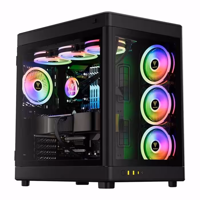 کیس کامپیوتر گیم دیاس مدل Neso P1 رنگ مشکی