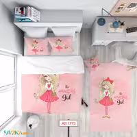 سرویس روتختی طرح پرنسس یک نفره کد AS1773