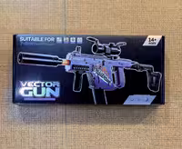 تفنگ اسلحه VECTOR GUN تیر ژله ای آتش رنگی با وسایل کامل مدل F930C-3