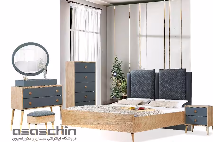 سرویس خواب دو نفره آسنات