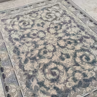 فرش ماشینی 12متری700شانه 100درصدآکرلیک آترین طوسی کد10480(باارسال رایگان)