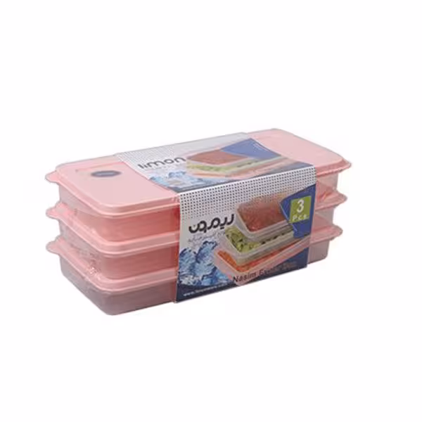 ظرف فریزری نسیم 3عددی لیمون الوان