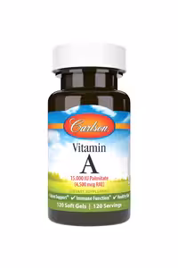 سافت‌ ژل ویتامین A مقدار 15000 IU برند Carlson ـ بسته 120 عددی